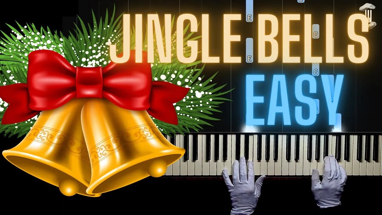 Jingle Bells - EASY Piano | Hands Tutorial