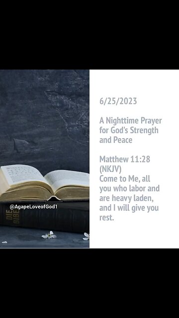Laying Burdens Down: A Nighttime Prayer for God's Strength and Peace #Shorts