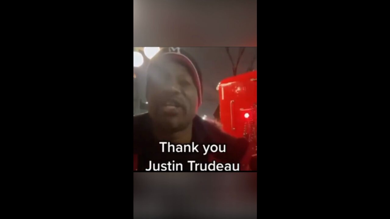 Canadian thanks Justin Trudeau