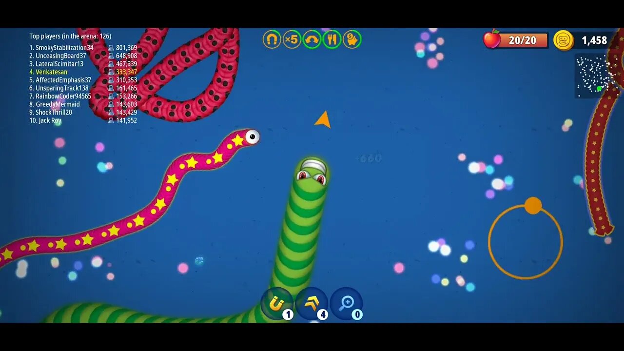 CASUAL AZUR GAMES Worms Zone io Hungry Snake 15