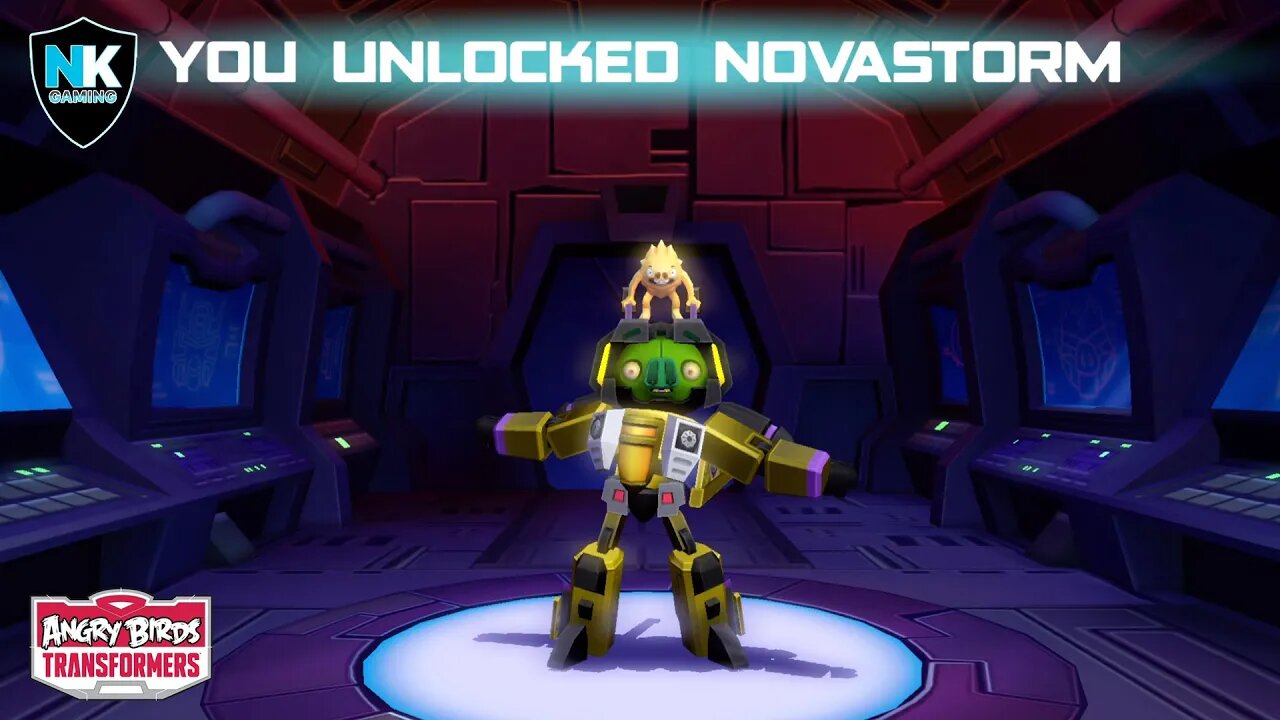 Angry Birds Transformers 2.0 - Unlocking New Character Novastorm