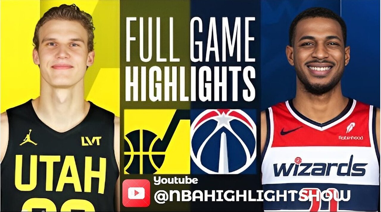 Utah Jazz vs Washington Wizards Full Game Highlights | Jan 25 | 2024 NBA Season