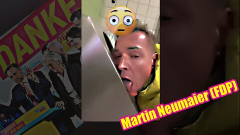 FDP Politiker Martin Neumaier leckt öffentliche Toiletten ab 👅🚾👅 UNFASSBAR!