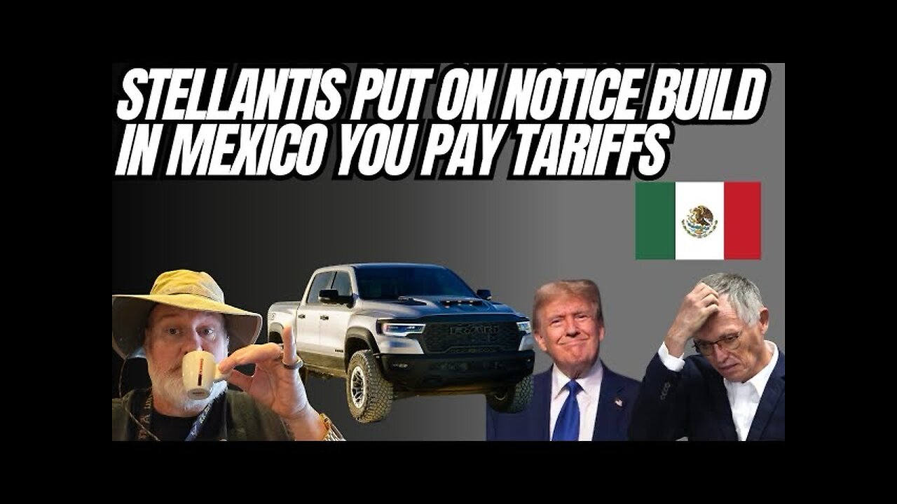 Stellantis Gets Put On Blast By Trump In Michigan. Tariffs On Cars From Mexico?