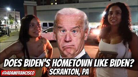Does Biden’s hometown like Biden? (Scranton, PA)