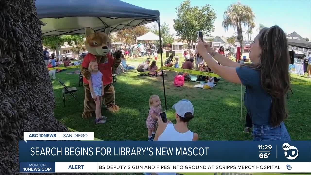 Search for library's new mascot