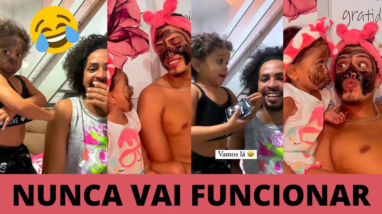 ANDRIELLY TESTA UM PRODUTO FACIAL EM SEU TIO JUNINHO E TIO MARCOS GAGA