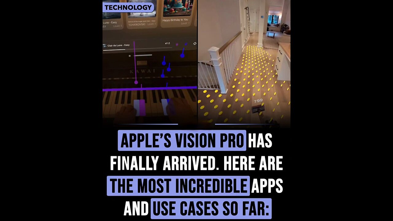 APPLE'S VISION PRO HAS FINALLY ARRIVED. HERE ARE THE MOST INCREDIBLE APPS AND USE CASES SO FAR: