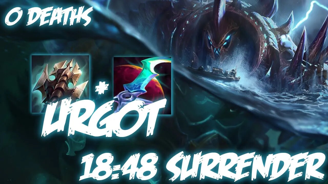 IS THEIR TOP LANER A BOT???? 😂 - (S12 URGOT GAMEPLAY)