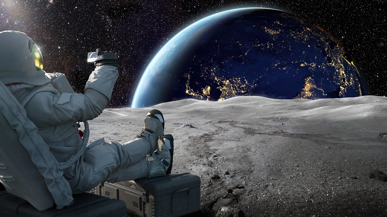 Moon space. NASA