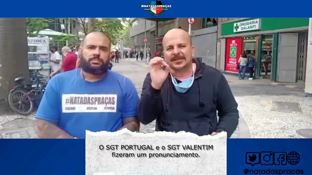 No dia 08/12/21, o SGT PORTUGAL e o SGT VALENTIM fizeram um comunicado importante para TODOS.