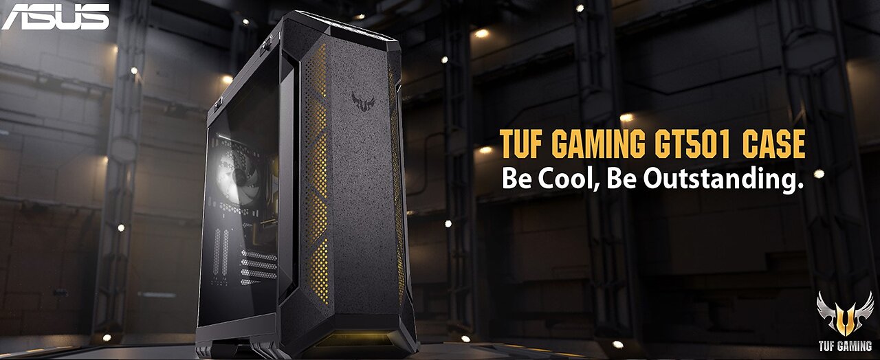 ASUS TUF Gaming GT501 Mid-Tower Computer Case