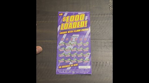 CALOTTERY $10 $1,000 LOADED