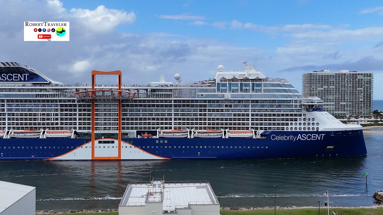 Don't miss the breathtaking experience of watching the departure of the new ship Celebrity Ascent!