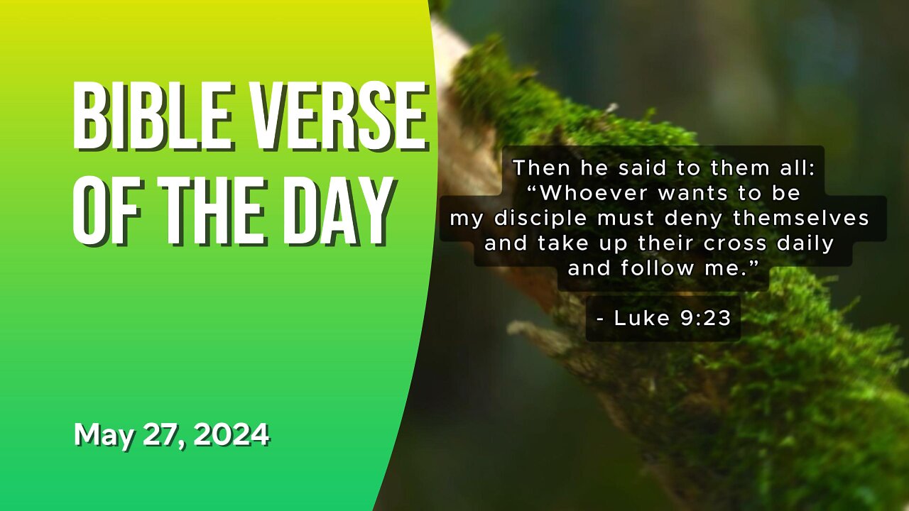 Bible Verse of the Day: May 27, 2024