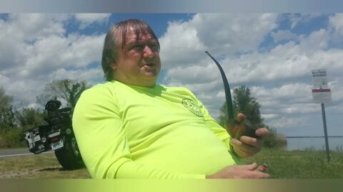 The Tunnell Take #158 Mattamuskeet lake and my pipe. perfect combination.