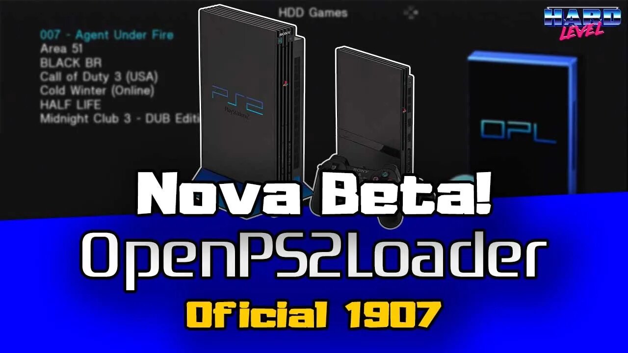 Open PS2 Loader 1.2.0 Nova Beta 1907 Melhorias na leitura de ZSO!