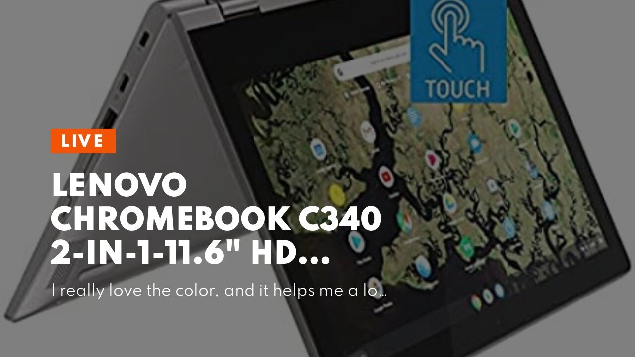 Lenovo Chromebook C340 2-in-1-11.6" HD Touch - Celeron N4000-4GB - 32GB eMMC - Gray
