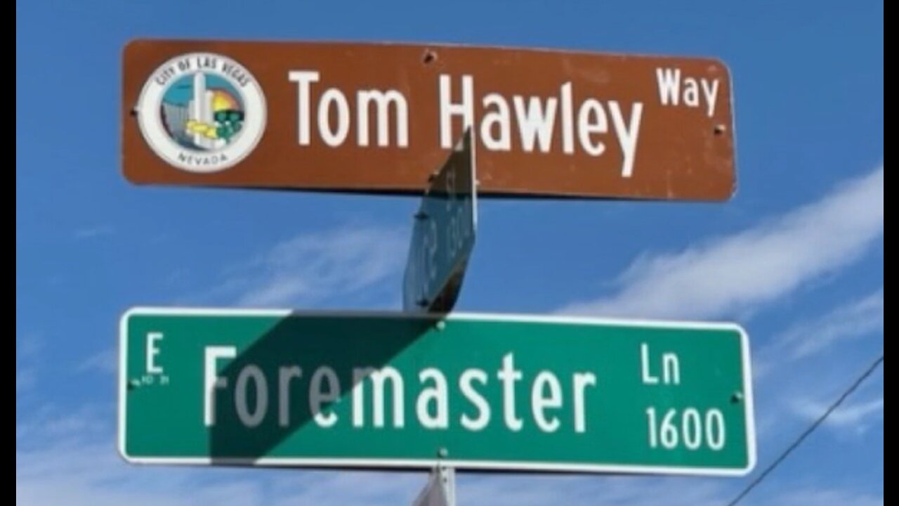 Ceremony held for 'Tom Hawley Way' in remembrance of Tom Hawley