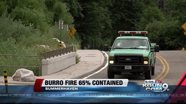 Mt. Lemmon restrictions ease as Burro Fire fades