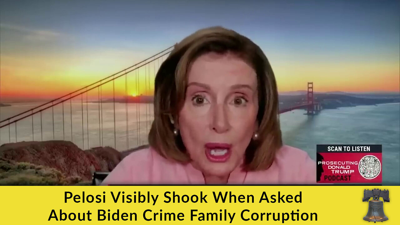 Pelosi Visibly Shook When Asked About Biden Crime Family Corruption