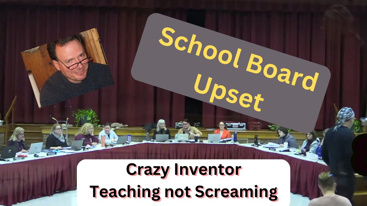 SB mandates police be present because they are uncomfortable with Crazy Inventor’s teachings