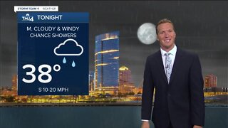 Cold front to sweep Southeast Wisconsin tonight, rain/snow showers possible