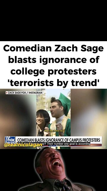 Comedian Zach Sage Blasts Ignorance of College Protestors
