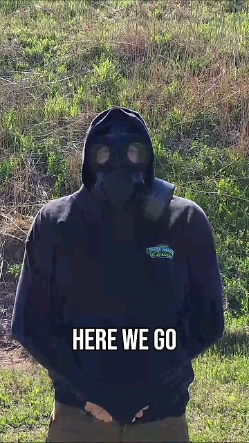 Gas Mask vs OC Spray #safety #pepperspray #gasmask