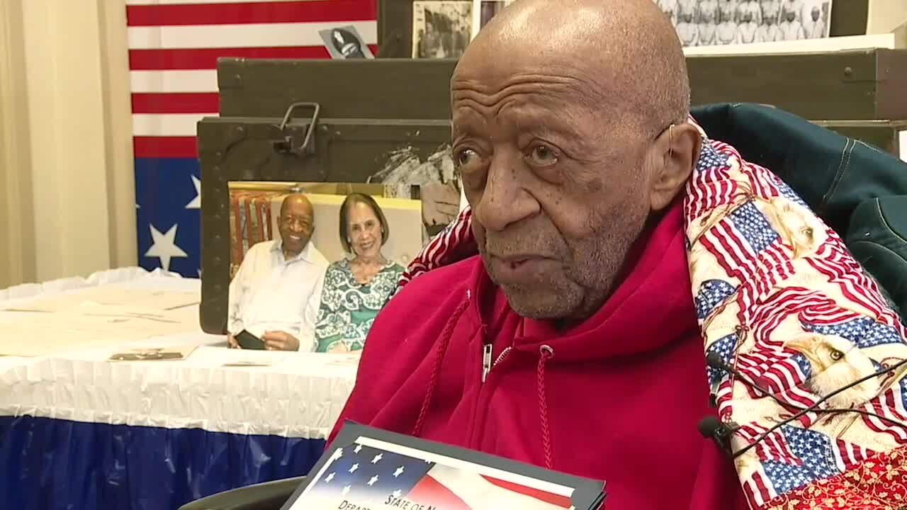 'It's a pleasure to be recognized,' WWII veteran, airman celebrates 102nd birthday