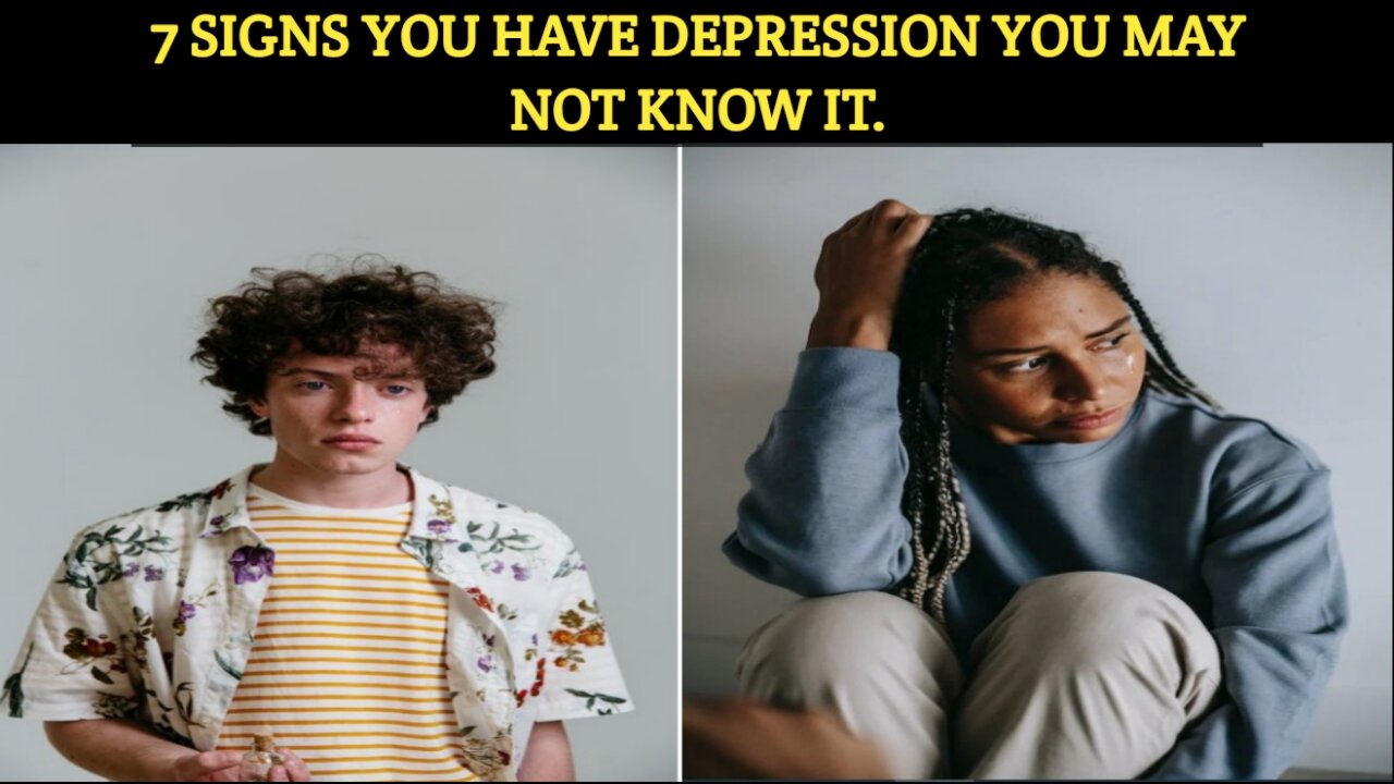 7 signs you have depression you may now knowing it