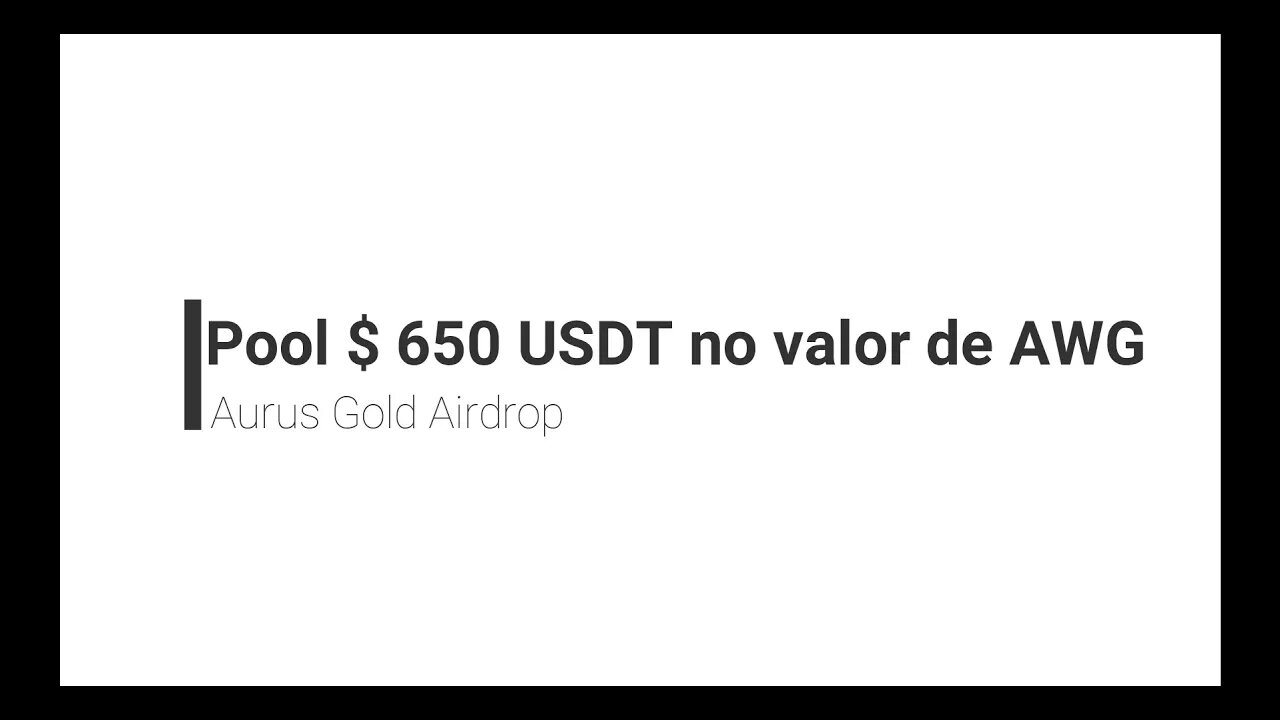 Finalizado - Airdrop Competição - Aurus - $650USDT