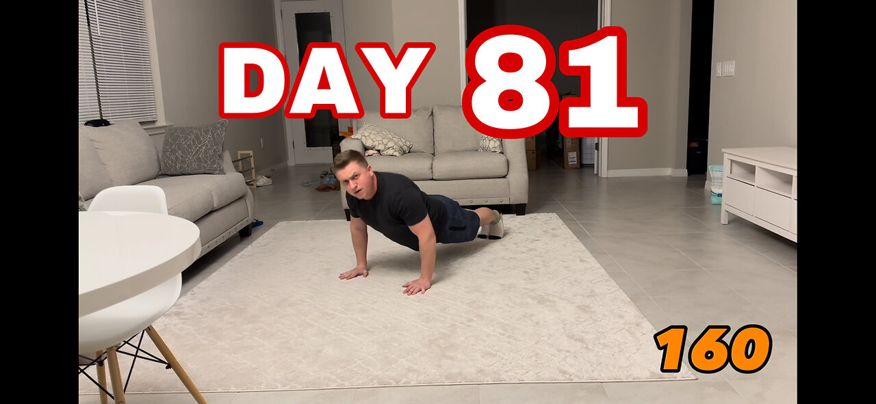 March 22nd. 133,225 Push Ups challenge (Day 81)