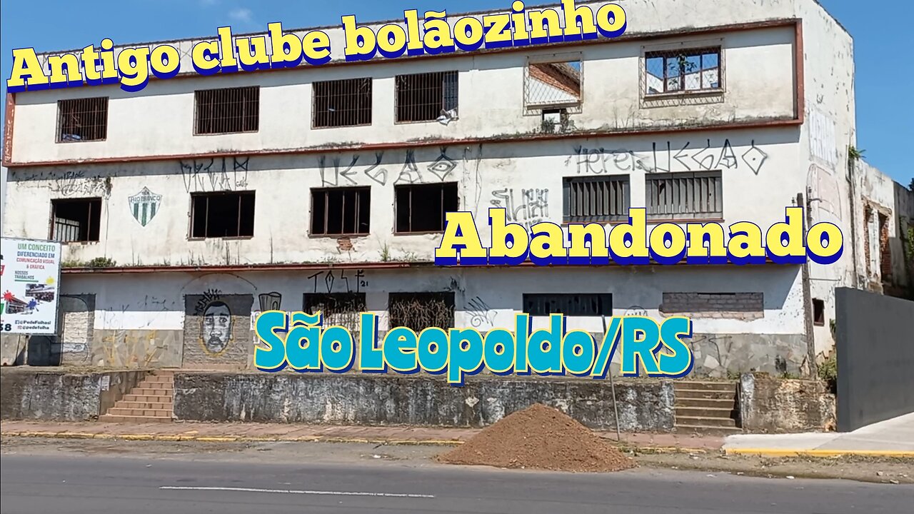 antigo clube bolãozinho abandonado em São Leopoldo/RS