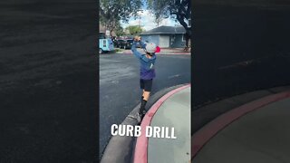 Curb drill for golf sequence