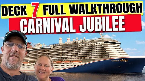 Carnival Jubilee Public Deck 7 | Tall Man's Cruise Adventures