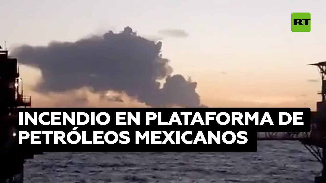 Incendio en plataforma de Petróleos Mexicanos en Campeche deja seis heridos