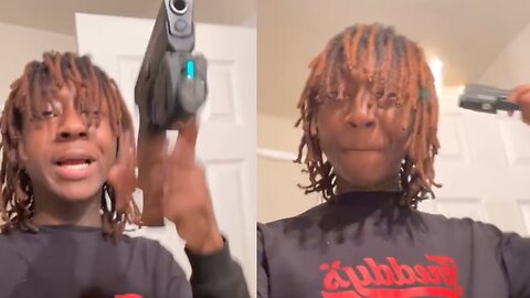 *REAL FOOTAGE WARNING* Teen Rapper Rylo Huncho Accidentally Kills Himself Live