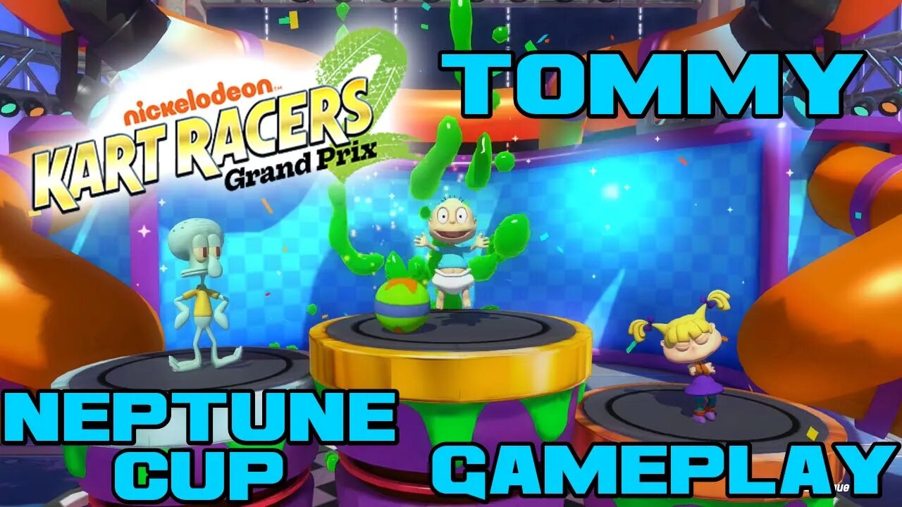 🥰💞🎮 Nickelodeon Kart Racers 2 - Tommy - Neptune Cup - Nintendo Switch Gameplay 🎮💞🥰 😎Benjamillion