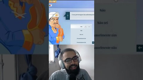 O Akinator consegue adivinhar ele mesmo? #shorts