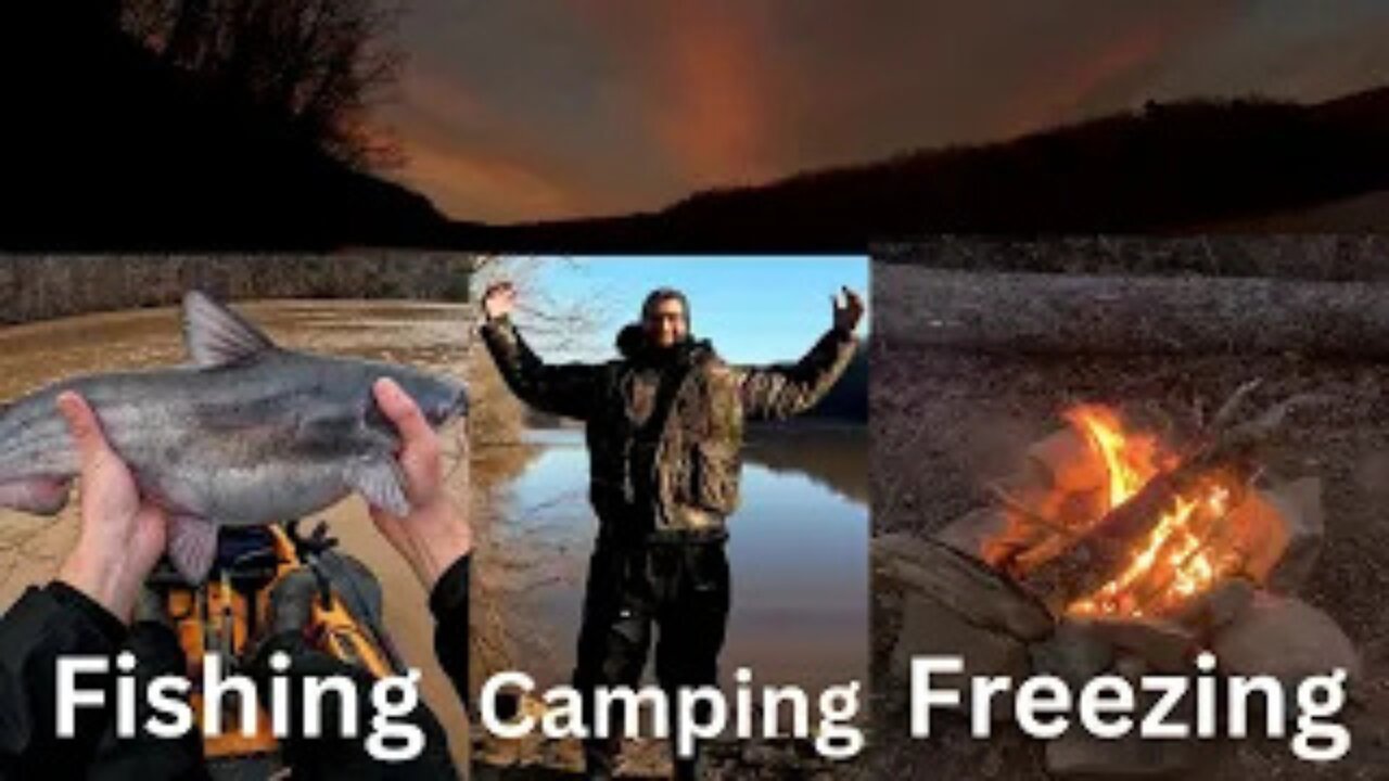 Extreme Weather Camping & Fishing Challenge!