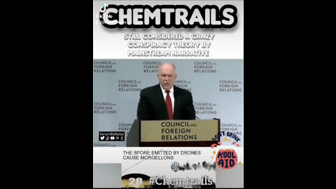 TSVN299 6.2022 Chemtrails: Council On Foreign Relations Spores Emitted By Drones Cause Morgellons