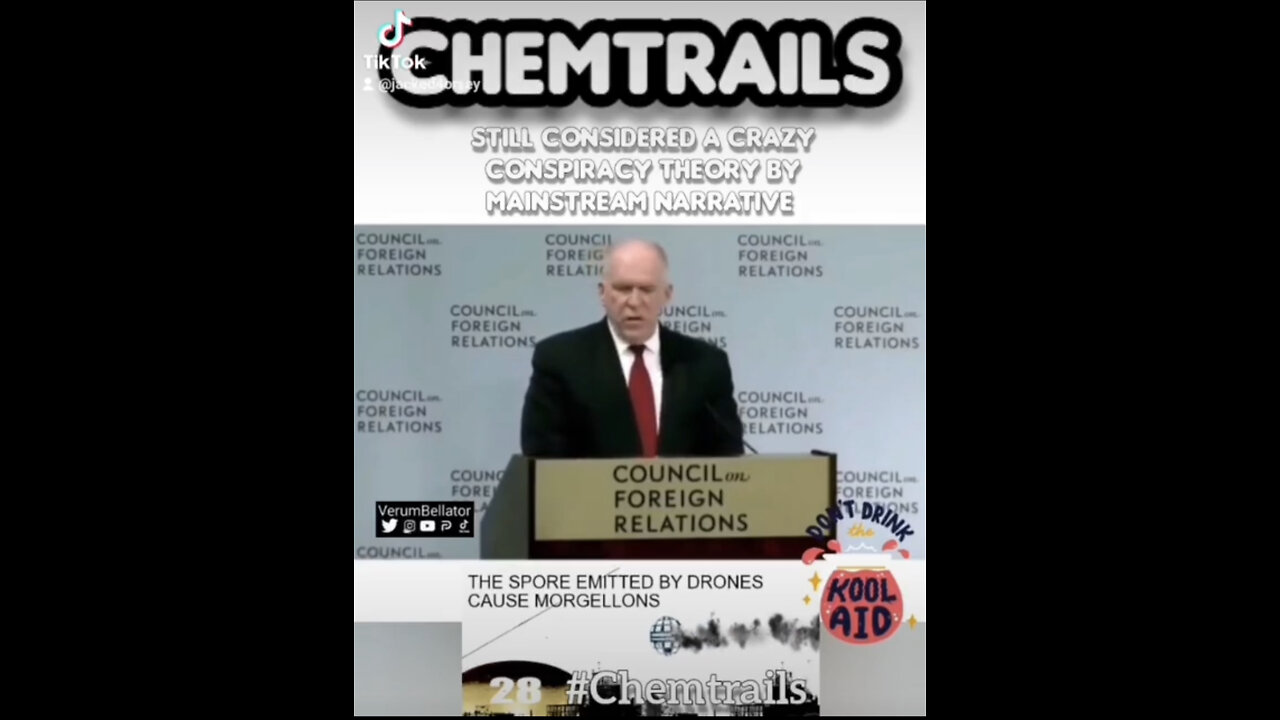 TSVN299 6.2022 Chemtrails: Council On Foreign Relations Spores Emitted By Drones Cause Morgellons