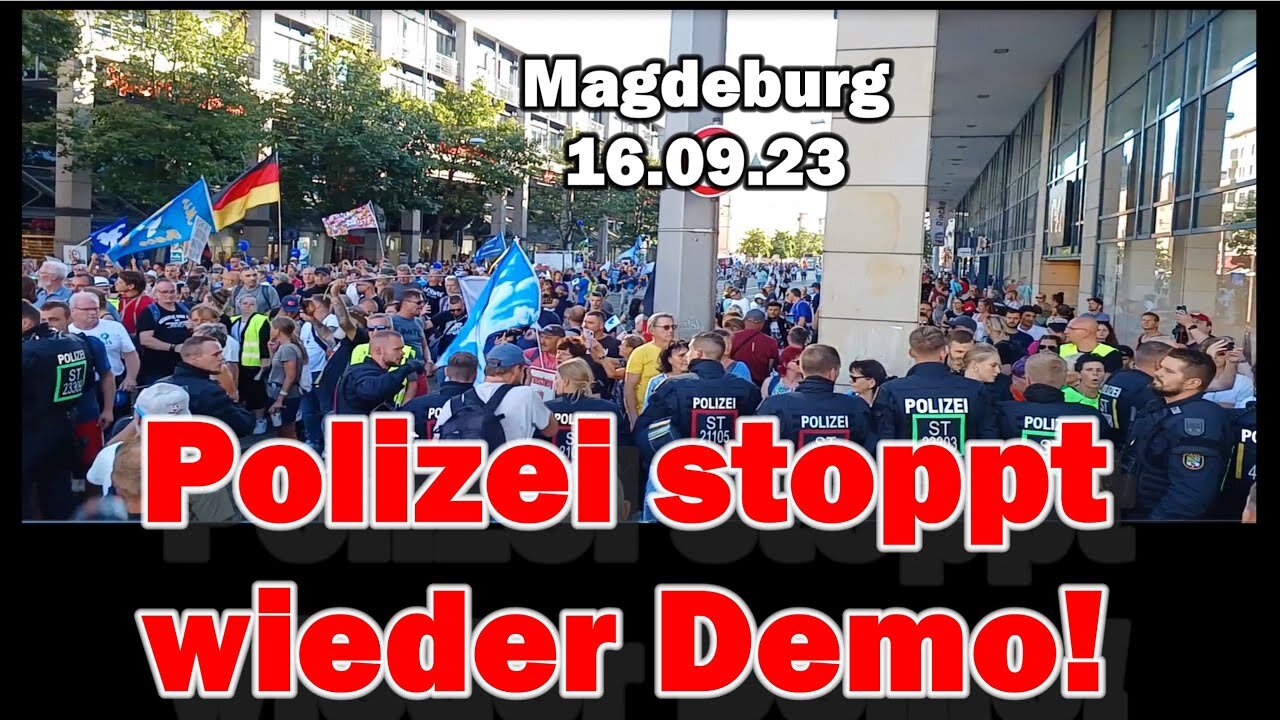 Demozug gegen die Regierung / Magdeburg 16.09.23@galaxy FILM 🙈