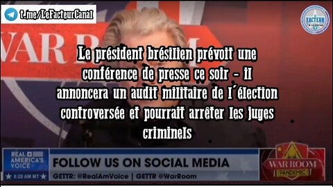 Jair Bolsonaro annoncera un audit militaire de l'élection controversée