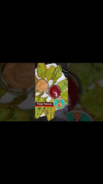 Crispy Palak Pakoda | Palak Bhaji #shorts #snacks #EveningSnacks #Recipe #ChaiTime #Recipe