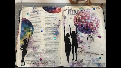Let's Bible Journal Psalm 30 (from Lovely Lavender Wishes)