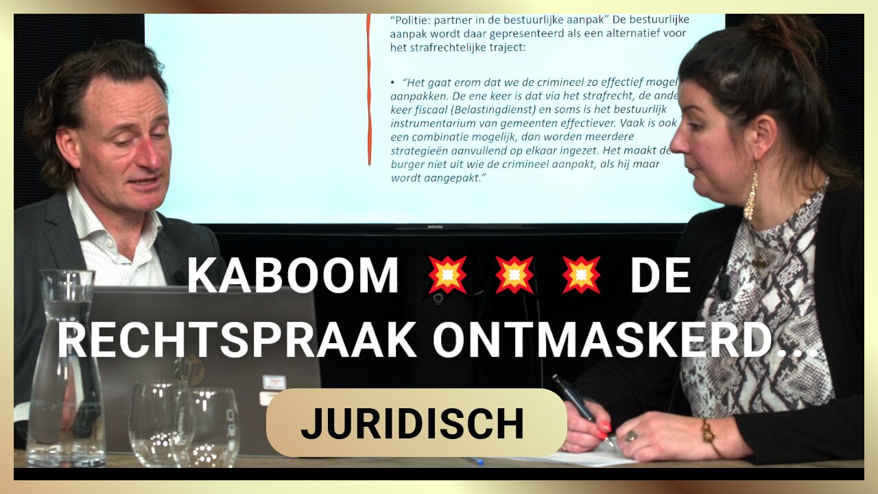 KABOOM 💥💥💥 De rechtspraak ontmaskerd... - Jeroen Pols & Maria-Louise Genet