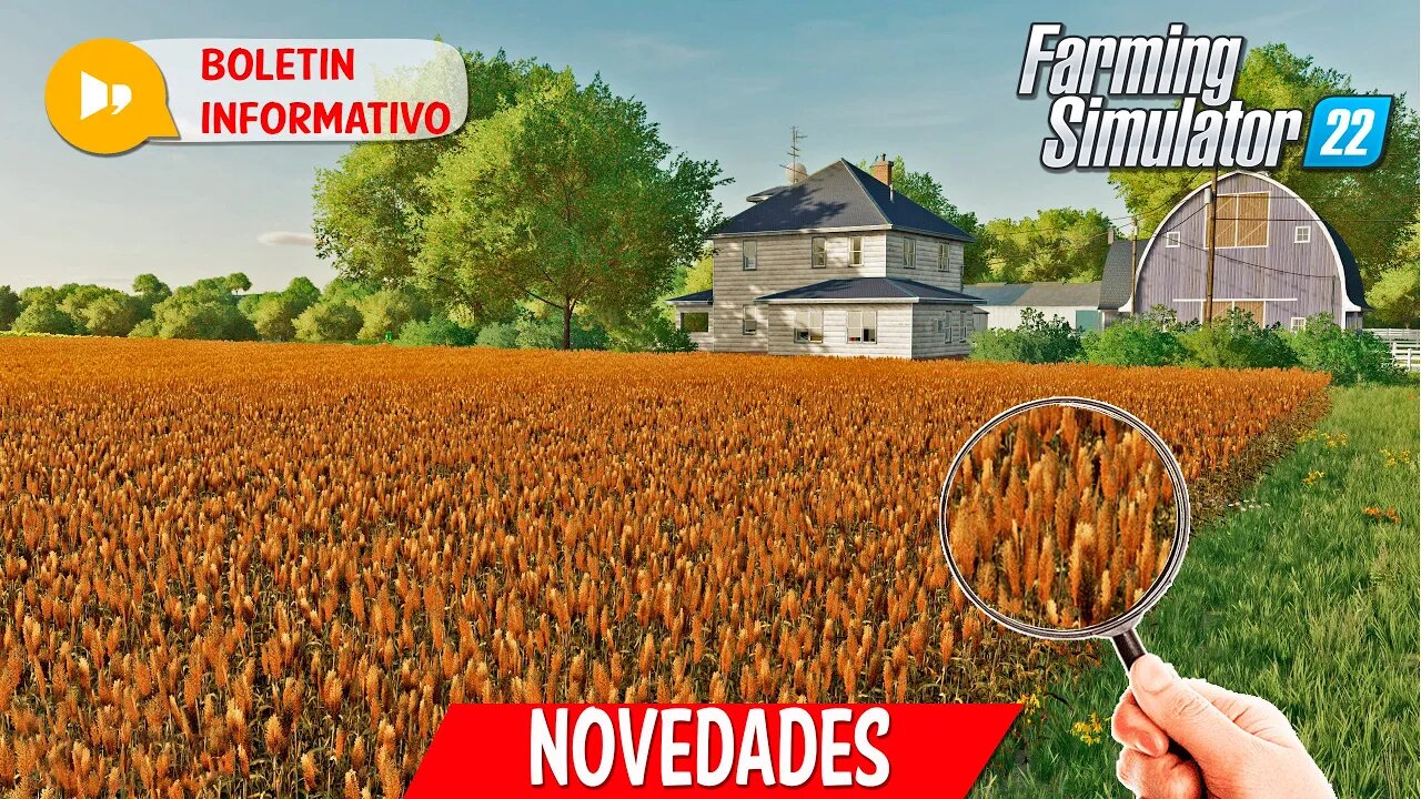 Farming Simulator 22 NOVEDADES |GRÁFICOS MEJORADOS, ESTACIONES y SORGO | FS22 XBOX PS5 PS4 PC