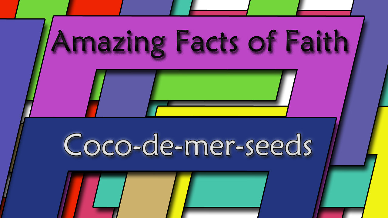 Amazing Facts Of Faith ~ Coco-de-mer-seeds